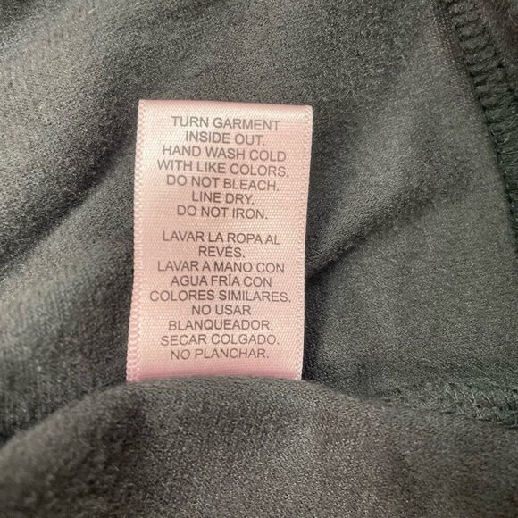 Juicy Couture Pajama Top Sleepwear Rhinestone Bling Logo Velour Black Womens S - Picture 6 of 9